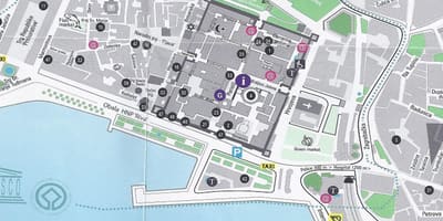 街道地图分裂的克罗地亚